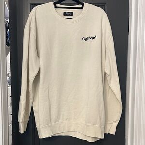 Giggly Squad Crewneck Sweatshirt in Cream